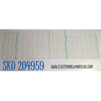 KIT DE LEDS ORIGINAL PARA TV SAMSUNG 48 PIEZAS / NUMERO DE PARTE BN96-58262A / V0Q8-850SM0-R0 / 58262A / PANEL CY-TD085FKAV2H  / DISPLAY T850QVN04.4 / BN96-58274A / MODELO QN85Q80DDFXZA