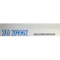 KIT DE LEDS ORIGINAL PARA TV ONN 3 PIEZAS / NUMERO DE PARTE 30350009208D / 30350009207D / LED50D09B-ZC62AG-02D / LED50D09A-ZC62AG-02D / 50000M84 / 50000M83 / DISPLAY HF500QUB-F20 / MODELO 100012585 50"