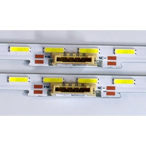 KIT DE LEDS ORIGINAL PARA TV SAMSUNG 2 PIEZAS / NUMERO DE PARTE BN96-54557A / STC650AU9 / CU8K_STC650AU9_7020P_64LEDS_REV1.0_230215 / PANEL CY-SC065HGCV5H / DISPLAY PT650GT01-2 VER.1.0 / MODELO UN65U8000BXZA / UN65U8000BXZA XB03