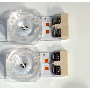 KIT DE LEDS ORIGINAL PARA TV SAMSUNG 4 PIEZAS / NUMERO DE PARTE BN96-60376A / BN96-60377A / V5F8-650SMA / V5F8-650SMB / 60376A / 60377A / PANEL CY-BF065HGHV8H / DISPLAY ST6451D06-9 V2.1 / MODELO UN65U8000FBXZA / UN65U8000FBXZA CB01