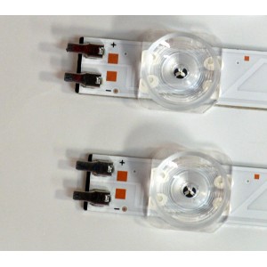 KIT DE LEDS ORIGINAL PARA TV SAMSUNG 4 PIEZAS / NUMERO DE PARTE BN96-60376A / BN96-60377A / V5F8-650SMA / V5F8-650SMB / 60376A / 60377A / PANEL CY-BF065HGHV8H / DISPLAY ST6451D06-9 V2.1 / MODELO UN65U8000FBXZA / UN65U8000FBXZA CB01
