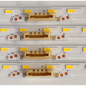 KIT DE LEDS ORIGINAL PARA TV SAMSUNG 4 PIEZAS / NUMERO DE PARTE LM41-01103A / L1_Q60B_G5 WBM_S42(1) R1.0_V9F_100 / PANEL CY-QD075HGHV1H / DISPLAY ST7461D03-1 V2.1 / MODELO QN75Q60DDFXZA / QN75Q60DDFXZA CA02