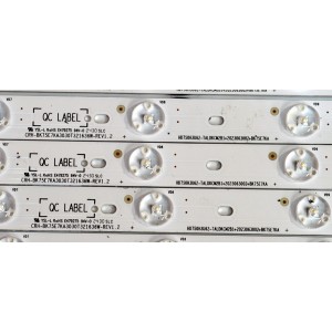 KIT DE LEDS ORIGINAL PARA TV HISENSE 32 PIEZAS / NUMERO DE PARTE BK75E7KA / CRH-BK75E7KA3030T321636W-REV1.2 / HD750H3U62-TALDKCM2B1 / 2023063002 / RSAG7.820.13706/ROH VER.A / 24087X / 27904200 / PANEL HD750H3U73-T0LN / DISPLAY HV750QUB-E94 / MODELO 75U75N