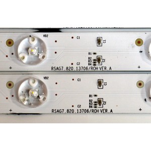 KIT DE LEDS ORIGINAL PARA TV HISENSE 32 PIEZAS / NUMERO DE PARTE BK75E7KA / CRH-BK75E7KA3030T321636W-REV1.2 / HD750H3U62-TALDKCM2B1 / 2023063002 / RSAG7.820.13706/ROH VER.A / 24087X / 27904200 / PANEL HD750H3U73-T0LN / DISPLAY HV750QUB-E94 / MODELO 75U75N