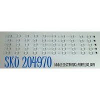KIT DE LEDS ORIGINAL PARA TV LG 5 PIEZAS / NUMERO DE PARTE EAV64252301 / SSC_TRIDENT_60UK62_S / SSC_60UK62(SHARP)_10LED_SVL600A43_REV1.0_180515 / PC65029D / SHARP60043 / MODELO 60UK6090PUA / 60UK6090PUA.BUSMLJR / 60UK6090PUA.BUSMLOR
