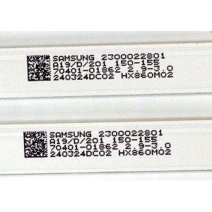 KIT DE LEDS ORIGINAL PARA TV VIZIO 16 PIEZAS / NUMERO DE PARTE 303HX860005D / HFSX86D08-ZC42AG-04D / 70401-01862 / 240324DC02 / HX860M02 / DISPLAY HF860QUB-F20 / MODELO V4K86C-0804 / V4K86C-0804 LBV1U3JA