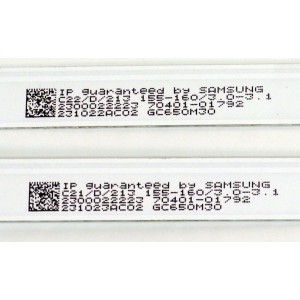 KIT DE LEDS ORIGINAL PARA TV VIZIO 8 PIEZAS / NUMERO DE PARTE 303GC650056CD / GC65D07-ZC46AG-11CD / 2300022223 / 70401-01792 / GC650M30 / 231022AC02 / PANEL BOEI650WQ1 / DISPLAY HV650QUB-F72 REV.1.0 / MODELO V655-J04