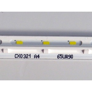 KIT DE LEDS ORIGINAL PARA TV LG 2 PIEZAS / NUMERO DE PARTE SSC_Y23_65UR90_BOE_90LED / SSC_Y23_65UR90_BOE_90LED_A BAR_REV02_220518 / SSC_Y23_65UR90_BOE_90LED_B BAR_REV02_220518 / PANEL NC650EQG-ABMH1 / DISPLAY HV650QUB-F9E / MODELO 65UR9000PUA.BUSFLKR