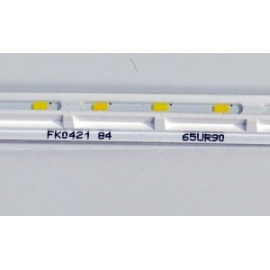 KIT DE LEDS ORIGINAL PARA TV LG 2 PIEZAS / NUMERO DE PARTE SSC_Y23_65UR90_CS0T_90LED / SSC_Y23_65UR90_CS0T_90LED_A BAR_REV01_230412 / SSC_Y23_65UR90_CS0T_90LED_B BAR_REV01_230412 / PANEL NC650EQG-VCMH1 / DISPLAY ST6451D06-2 / MODELO 65UA7500ZUA.BUSFLKR