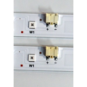 KIT DE LEDS ORIGINAL PARA TV SAMSUNG 2 PIEZAS / NUMERO DE PARTE BN96-60372A / V5F8-430SM0-R / 60372A / HBH-H1 / PANEL CY-BF043HGNV3H / DISPLAY V430DJ1-Q01 4E7 / BN96-59942A / MODELO UN43U8000FBXZA / UN43U8000FBXZA DD02