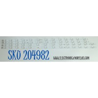 KIT DE LEDS ORIGINAL PARA TV SAMSUNG 4 PIEZAS / NUMERO DE PARTE BN96-60377A / BN96-60376A / LM41-01198A / LM41-01199A / L1_FU8K_F5 / CFM_R14(1) /R1.0_YBD_100_6Pi / L1_FU8K / L13(1)_R1.0 / 60377A / 60376A / PANEL CY-BF065HGSV7H / MODELO UN65U8000FDXZA