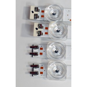 KIT DE LEDS ORIGINAL PARA TV SAMSUNG 4 PIEZAS / NUMERO DE PARTE BN96-60377A / BN96-60376A / LM41-01198A / LM41-01199A / L1_FU8K_F5 / CFM_R14(1) /R1.0_YBD_100_6Pi / L1_FU8K / L13(1)_R1.0 / 60377A / 60376A / PANEL CY-BF065HGSV7H / MODELO UN65U8000FDXZA