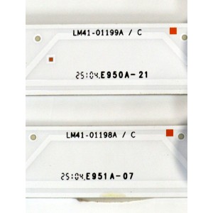 KIT DE LEDS ORIGINAL PARA TV SAMSUNG 4 PIEZAS / NUMERO DE PARTE BN96-60377A / BN96-60376A / LM41-01198A / LM41-01199A / L1_FU8K_F5 / CFM_R14(1) /R1.0_YBD_100_6Pi / L1_FU8K / L13(1)_R1.0 / 60377A / 60376A / PANEL CY-BF065HGSV7H / MODELO UN65U8000FDXZA