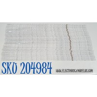 KIT DE LEDS ORIGINAL PARA TV HISENSE 32 PIEZAS / NUMERO DE PARTE LB10003.0 / HD100J3U61-TAL4 / 2025020601 / RSAG7.820.53158/ROH VER.A / 422660 / HE250318 / PANEL HD100J3U61-TBL4 / DISPLAY PTA00GT03-1 VER.1.0 / MODELO 100U65QFC