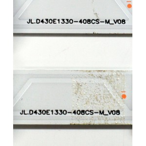 KIT DE LEDS ORIGINAL PARA TV SAMSUNG 2 PIEZAS / NUMERO DE PARTE BN96-60372A / JL.D430E1330-408CS-M_V08 / HBH HBH-H1 / 60372A / PANEL CY-BF043HGNV4H / DISPLAY V430DJ1-Q01 / BN96-59942A / MODELO UN43U8000FBXZA / UN43U8000FBXZA DD11