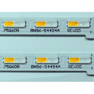 KIT DE LEDS ORIGINAL PARA TV SAMSUNG 4 PIEZAS / NUMERO DE PARTE BN96-54494A / ES75SBQFPBGA42 / 75Q60B / PANEL CY-QC075HGHV1H / DISPLAY ST7461D03-1 VER.2.1 / MODELO QN75Q60CAFXZA / QN75Q60CAFXZA CA05