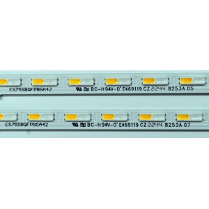 KIT DE LEDS ORIGINAL PARA TV SAMSUNG 4 PIEZAS / NUMERO DE PARTE BN96-54494A / ES75SBQFPBGA42 / 75Q60B / PANEL CY-QC075HGHV1H / DISPLAY ST7461D03-1 VER.2.1 / MODELO QN75Q60CAFXZA / QN75Q60CAFXZA CA05
