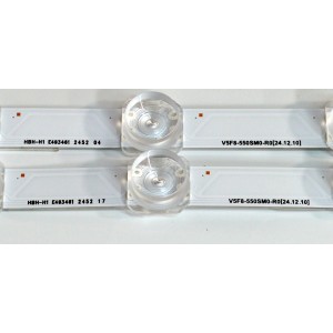KIT DE LEDS ORIGINAL PARA TV SAMSUNG 2 PIEZAS / NUMERO DE PARTE BN96-60374A / V5F8-550SM0-R0 / HBH-H1 / 60374A / PANEL CY-BF055HGXV6H / DISPLAY LC550EQC (SS)A4) / MODELO UN55U7900FFXZA / UN55U7900FFXZA WC04
