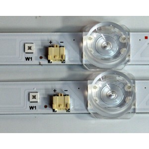 KIT DE LEDS ORIGINAL PARA TV SAMSUNG 2 PIEZAS / NUMERO DE PARTE BN96-60374A / V5F8-550SM0-R0 / HBH-H1 / 60374A / PANEL CY-BF055HGXV6H / DISPLAY LC550EQC (SS)A4) / MODELO UN55U7900FFXZA / UN55U7900FFXZA WC04