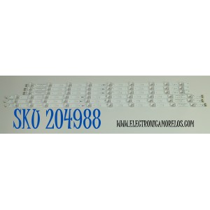 KIT DE LEDS ORIGINAL PARA TV SAMSUNG 6 PIEZAS / NUMERO DE PARTE BN96-60391A / BN96-60390A / Q70F_SVC650F23_L / Q70F_SVC650F23_R / TYPE_REV1.0_231102 / PANEL CY-TF065HGHV1H / DISPLAY ST6451D06-9 / BN96-59389A / MODELO QN65Q7FBAFXZA / QN65Q7FBAFXZA CA01