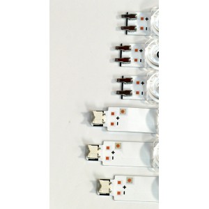 KIT DE LEDS ORIGINAL PARA TV SAMSUNG 6 PIEZAS / NUMERO DE PARTE BN96-60391A / BN96-60390A / Q70F_SVC650F23_L / Q70F_SVC650F23_R / TYPE_REV1.0_231102 / PANEL CY-TF065HGHV1H / DISPLAY ST6451D06-9 / BN96-59389A / MODELO QN65Q7FBAFXZA / QN65Q7FBAFXZA CA01