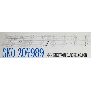 KIT DE LEDS ORIGINAL PARA TV LG 6 PIEZAS / NUMERO DE PARTE EAV65092301 / EAV65092201 / SSC_Y25_OD30_65UA75_BOE_B_S / SSC_Y25_OD30_65UA75_BOE_A_RE04_240517 / PANEL  NC650DQG-ABPH1 / DISPLAY HV650QUB-F7E / MODELO 65UA7500ZUA / 65UA7500ZUA.BUSFLKR
