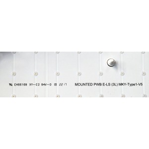 KIT DE LEDS ORIGINAL PARA TV SONY 12 PIEZAS / NUMERO DE PARTE MOUNTED PWB E-LS / MOUNTED PWB E-LS (3L) / MKY-TYPE1V-5 / PANEL YDCS075MES02 / DISPLAY ST7461D02-K VER.2.1 / MODELO XR-75X93L / XR75X93L