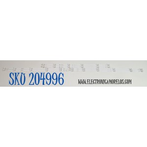 KIT DE LEDS ORIGINAL PARA TV TCL 4 PIEZAS / NUMERO DE PARTE 55HR332M06B2 / 55HR332M11A2 / 55HR332M06B2 V0 / 55HR332M11A2 V0 / 55TN2L2 B 6EAX2-D09 / 55LJ A 11EAX2-D09 / LM2AB08U0C / HY-7000 S / PANEL LVU550NDAL / DISPLAY ST5461D20-9 V2.1 / MODELO 55Q77K