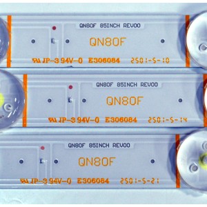 KIT DE LEDS ORIGINAL PARA TV SAMSUNG 48 PIEZAS / NUMERO DE PARTE BN96-60495A / QN80F 85INCH REV00 / QN80F / 60495A / PANEL CY-TF085RMAV1H / DISPLAY T850QVN04.H / BN96-60288A / MODELO QN85QN80FDFXZA / QN85QN80FDFXZA AA01