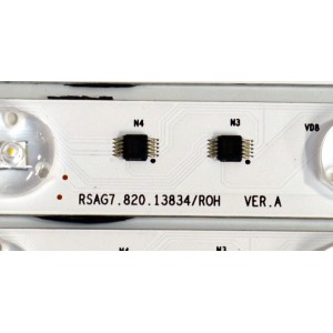 KIT DE LEDS ORIGINAL PARA TV HISENSE 24 PIEZAS / NUMERO DE PARTE SVH650AY1 / CRH-BXK65H3U51C3030T2416381-REV1.3 / RSAG7.820.13834/ROH VER.A / HD650H3U51-T0LN / 2023091201 / 240604X / 27492700 / PANEL HD650H3U51-T0LN / DISPLAY T650QVN07.H / MODELO 65U75N