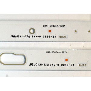 KIT DE LEDS ORIGINAL NUEVOS PARA TV SAMSUNG 10 PIEZAS / NUMERO DE PARTE BN96-50046A / BN96-50047A / LM41-00824A / 827A / LM41-00825A / 828A / L1_NU6.9 G0_CFM_R7(1) R1.0_T65_100 / 50046A / 50047APANEL CY-GN070HGJV1H / MODELO UN70NU6070FXZA / UN70NU6900FXZA