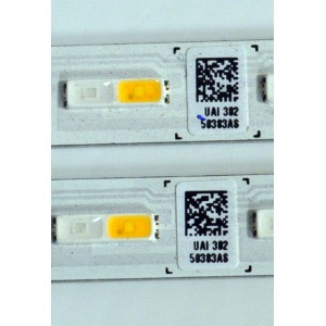 KIT DE LEDS ORIGINAL NUEVOS PARA TV SAMSUNG 2 PIEZAS / NUMERO DE PARTE BN96-50383A / LM41-00845A / L1_Q7060T_ES_DUM_S48(1)_R1.3_TC9_100 / 50383A / PANEL CY-RT055HGHV4H / MODELO QN55Q60TAFXZA / QN55Q60TAFXZA CD05