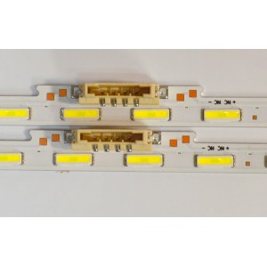 KIT DE LEDS ORIGINAL NUEVOS PARA TV SAMSUNG 2 PIEZAS / NUMERO DE PARTE BN96-54556A / LM41-0109B/C / L1_CU8000_ES WAM_S48(1)_R1.1 WBB_100 / 54556A / MODELO UN55CU8200F
