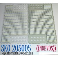 KIT DE LEDS ORIGINAL NUEVOS PARA TV SAMSUNG 42 PIEZAS / NUMERO DE PARTE BN96-48129A / BN96-48130A / LM41-00706A / LM41-00761A / L1_Q80_G5_FAM_LR4(2)_R1.0_SCH_100 / 48129A / 48130A / PANEL CY-TR075FLLV2H / MODELO QN75Q80RAFXZA