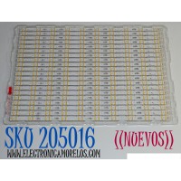 KIT DE LEDS ORIGINAL NUEVOS PARA TV SAMSUNG 20 PIEZAS / NUMERO DE PARTE BN96-50371A / Q80-55S-10EA-R00 / 50371A / PANEL CY-TT055FMLV4H / MODELO QN55Q80TAFXZA / QN55Q8DTAFXZA
