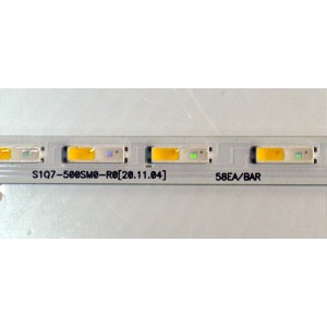 KIT DE LEDS ORIGINAL NUEVOS PARA TV SAMSUNG 2 PIEZAS / NUMERO DE PARTE S1Q7-500SM0-R0 / 58EA/BAR  / GS-ALZ / MODELO QN50Q60AAF / QE50Q60AAU