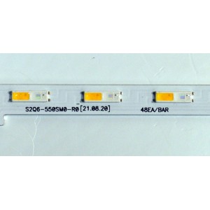 KIT DE LEDS ORIGINAL NUEVOS PARA TV SAMSUNG 2 PIEZAS / NUMERO DE PARTE BN96-54491A / S2Q6-550SM0-R0 / 54491A / MODELO QN55Q60BAFXZA / QN55Q60BDFXZA / QN55Q60CDFXZA / HG55Q60BANFXZA