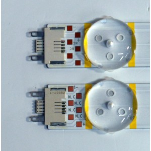 KIT DE LEDS ORIGINAL NUEVOS PARA TV SAMSUNG 56 PIEZAS / NUMERO DE PARTE BN96-50372A / BN96-50373A / LM41-00968A / LM41-00969A / L1_Q80T_G5_FAM_LR7(1)_1(1)_R1.0_TBM_100 / L1_Q80T_G5_FAM_M6(1)_R1.0_TBM_100 / PANEL CY-TT075FMLV4H / MODELO QN75Q80T / QN75Q8D