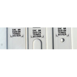 KIT DE LEDS ORIGINAL PARA TV SAMSUNG 12 PIEZAS / NUMERO DE PARTE BN96-60392A / BN96-60393A / BN96-60394A / JL.D750H1330-408AM-M_V09 7.0 / JL.D750H1330-408AR-M_V09 7.0 / PANEL CY-TF075HGSV1H / DISPLAY JR745R3HC5K / MODELO QN75Q7FBAFXZA