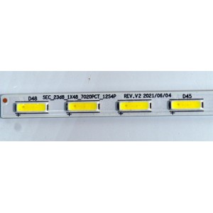 LED ORIGINAL NUEVO PARA MONITOR SAMSUNG 1 PIEZA / NUMERO DE PARTE BN96-51992A / SEC_23D8_1X48_7020PCT_12S4P REV.V2 / 51992A / PANEL CY-MT238BNCV3H / DISPLAY PN238CS01-1 VER.2.P / MODELO F24T350FHN / F24T350FHN XB05
