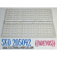 KIT DE LEDS ORIGINAL NUEVOS PARA TV SAMSUNG 2 PIEZAS / NUMERO DE PARTE BN96-39352B / BN96-39353B / 39352B / 39353B / PANEL CY-XK055FLLV5H / CY-QK055LLV4H / CY-XK055FLLV3H / MODELO UE55KS7500UXXU / UE55KS7505UXXE / UE55KS8500UXTK / UE55KS9000TXZF