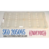 KIT DE LEDS ORIGINAL NUEVOS PARA TV SAMSUNG 2 PIEZAS / NUMERO DE PARTE BN96-46866A / JL.E580M2330-408BS-R7P-M-HF / 46866A / PANEL CY-NN058HGPV1H / CY-NN058HGNV2H / MODELO UN58RU7100FXZA / UN58NU6080FXZA