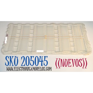 KIT DE LEDS ORIGINAL NUEVOS PARA TV SAMSUNG 2 PIEZAS / NUMERO DE PARTE BN96-46866A / JL.E580M2330-408BS-R7P-M-HF / 46866A / PANEL CY-NN058HGPV1H / CY-NN058HGNV2H / MODELO UN58RU7100FXZA / UN58NU6080FXZA