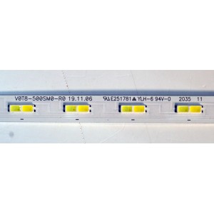 KIT DE LEDS ORIGINAL NUEVOS PARA TV SAMSUNG 2 PIEZAS / NUMERO DE PARTE BN96-50378A / V0T8-500SM0-R0 / 50378A / MODELO UA50TU8500UXZN / UE50TU8500UXCE / UE50TU8500UXXU