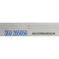 KIT DE LEDS ORIGINAL PARA TV SAMSUNG 2 PIEZAS / NUMERO DE PARTE S2Q6-430SM0-R0 / PANEL CY-QD043HHAV1H / DISPLAY T430QVN03.U / BN96-54612C / MODELO QN43LS03DDFXZA / QN43LS03DDFXZA AA01