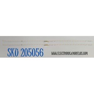 KIT DE LEDS ORIGINAL PARA TV SAMSUNG 2 PIEZAS / NUMERO DE PARTE S2Q6-430SM0-R0 / PANEL CY-QD043HHAV1H / DISPLAY T430QVN03.U / BN96-54612C / MODELO QN43LS03DDFXZA / QN43LS03DDFXZA AA01