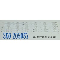 KIT DE LEDS ORIGINAL PARA TV SAMSUNG 6 PIEZAS / NUMERO DE PARTE BN96-50317A / BN96-50318A /  50LR00 / 50RR00 / 50317A / 50318A PANEL CY-BT050HGPVAH / DISPLAY CC500PV6D VER.01 / MODELO UN50DU7200BXZA / UN50DU7200BXZA GC05