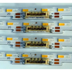 KIT DE LEDS ORIGINAL PARA TV SAMSUNG 4 PIEZAS / NUMERO DE PARTE BN96-54494A / STC750AD1 / Q60B_STC750AD1_7020N_2IN1_42LEDS_REV1.0_210919 / PANEL CY-QD075HGHV1H / DISPLAY ST7461D03-1 V2.1 / BN96-54531A / MODELO QN75Q60DDFXZA / QN75Q60DDFXZA CA02