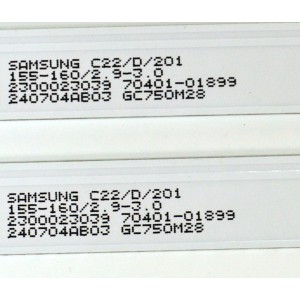 KIT DE LEDS ORIGINAL PARA TV PHILIPS 12 PIEZAS / NUMERO DE PARTE 303HX750052CD / HFX75D06-ZC42AG-17CD / 2300023039 / 70401-01899 / 240704AB03 / GC750M28 / PANEL BOEI750WQ1-F92 / DISPLAY HV750QUB-F92 / MODELO 75PUL7552/F7 / 75PUL7552/F7 A