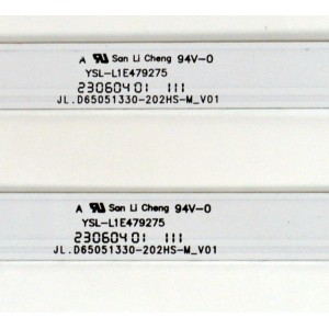 KIT DE LEDS ORIGINAL PARA TV VIZIO 8 PIEZAS / NUMERO DE PARTE JL.D65051330-202HS-M / JL.D65051330-202HS-M_V01 / F8QNB0000460AUXLB00G / PANEL V650DJ4-D03 REV.C2 / DISPLAY JR645R3HA1L / MODELO V655-J09 / V655-J09 LINIG2TY